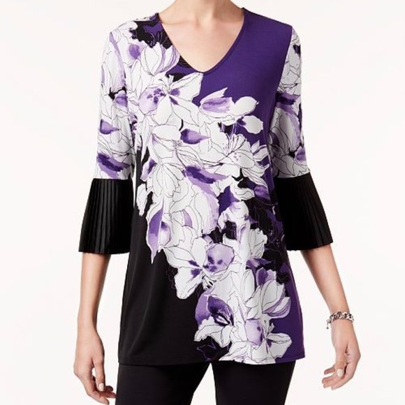 macy's dressy tunic tops